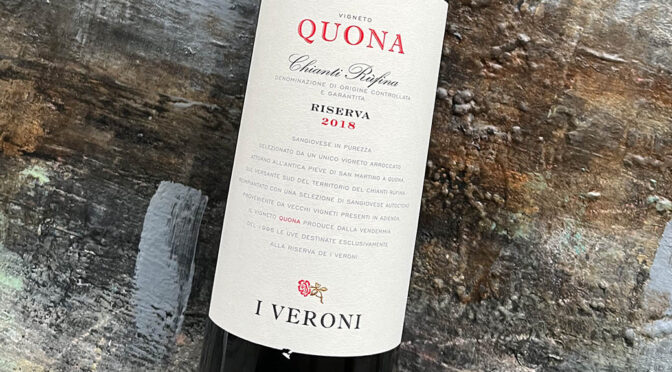 2018 Fattoria I Veroni, Chianti Rufina Riserva Vigneto Quona, Toscana, Italien