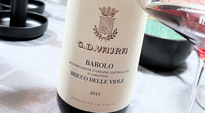 2015 G.D. Vajra, Barolo Bricco delle Viole, Piemonte, Italien