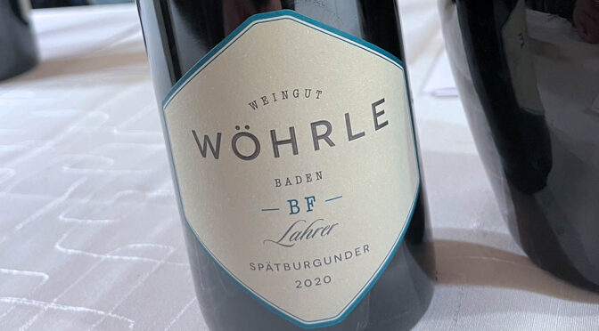 2020 Weingut Wöhrle, Lahrer Spätburgunder Bestes Fass, Baden, Tyskland