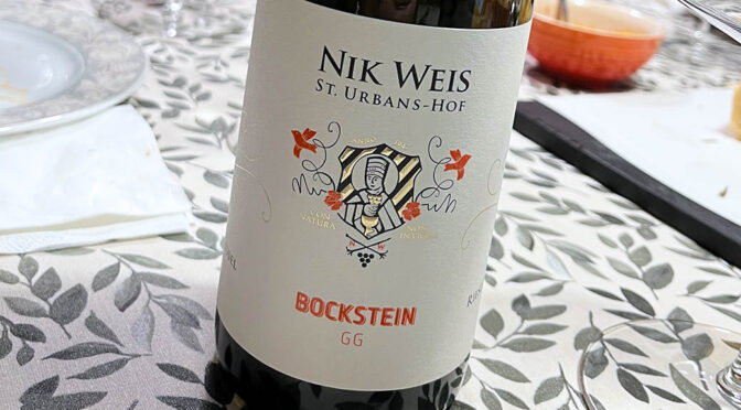 2018 Weingut Nik Weis, Ockfener Bockstein Riesling GG, Mosel, Tyskland