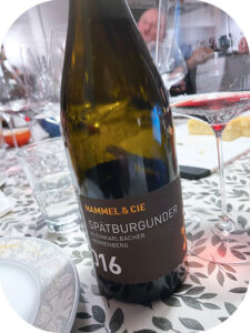 2016 Weingut Hammel & Cie, Kleinkarlbacher Herrenberg Spätburgunder, Pfalz, Tyskland