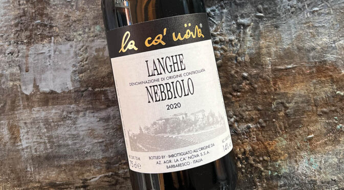 2020 La Ca’ Növa, Langhe Nebbiolo, Piemonte, Italien