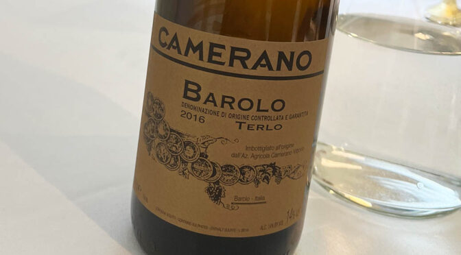 2016 Camerano, Barolo Terlo, Piemonte, Italien