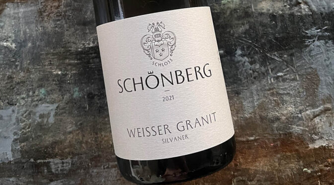 2021 Weingut Schloss Schönberg, Silvaner Weißer Granit, Hessiche Bergstraße, Tyskland