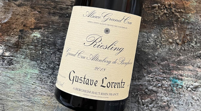 2018 Gustave Lorentz, Riesling Grand Cru Altenberg de Bergheim, Alsace, Frankrig