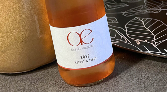 2021 Weingut Büsser-Paukner, Merlot & Pinot Rosé, Rheinhessen, Tyskland