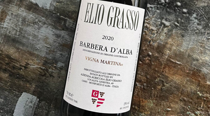 2020 Elio Grasso, Barbera d’Alba Vigna Martina, Piemonte, Italien