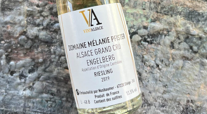 2019 Domaine Mélanie Pfister, Riesling Grand Cru Engelberg, Alsace, Frankrig