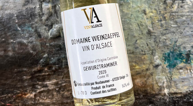 2020 Domaine Weinzaepfel, Gewurztraminer Cuvée W, Alsace, Frankrig