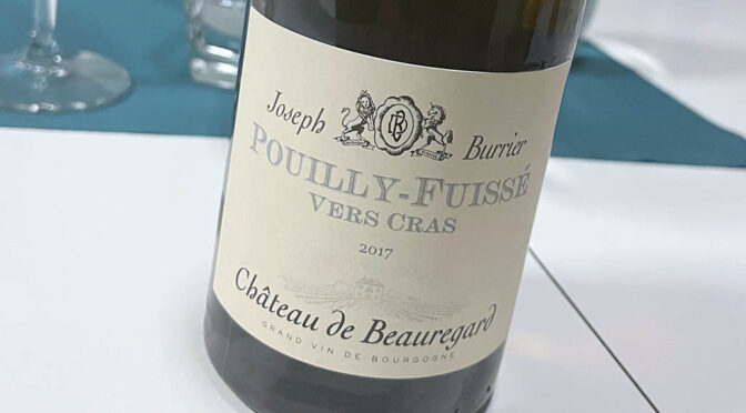 2017 Château de Beauregard, Pouilly Fuisse Vers Cras, Bourgogne, Frankrig