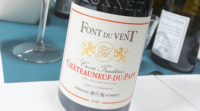 2020 Domaine Font du Vent, Châteauneuf-du-Pape Cuvée Tradition, Rhône, Frankrig