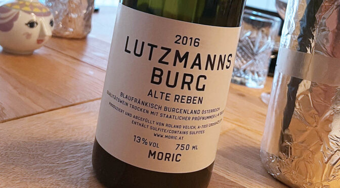 2016 Weingut Moric, Blaufränkisch Lutzmannsburg Alte Reben, Burgenland, Østrig