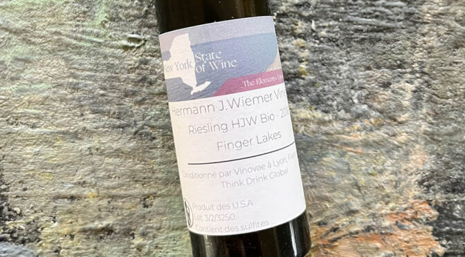 2018 Herman J. Wiemer Vineyards, HJW Bio Riesling, New York State, USA