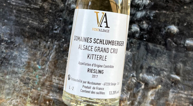 2017 Domaine Schlumberger, Riesling Grand Cru Kitterlé, Alsace, Frankrig