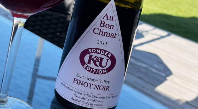 2015 Au Bon Climat, Pinot Noir Santa Maria Valley K&U Sonder Edition, Californien, USA
