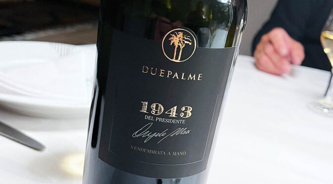 2016 Cantine Due Palme, 1943 del Presidente Salento Rosso, Puglia, Italien