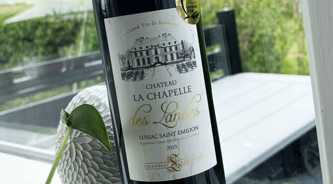 2015 Château La Chapelle des Landes, Lussac Saint Émilion, Bordeaux, Frankrig