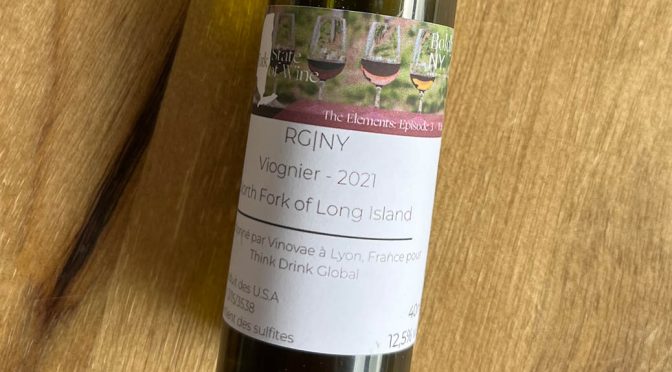 2021 RG|NY, Viognier, New York State, USA