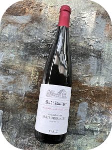 2022 Weingut Rudi Rüttger, Spätburgunder vom Kalkboden, Pfalz, Tyskland