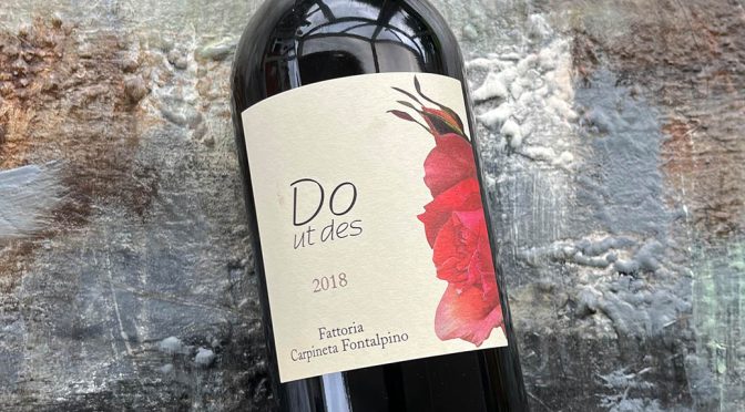 2018 Fattoria Carpineta Fontalpino, Do Ut Des IGT, Toscana, Italien