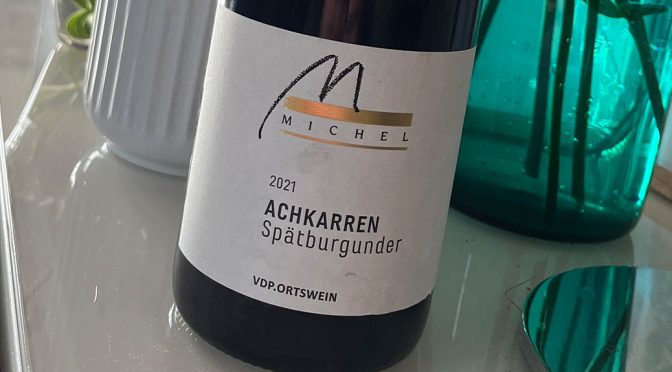 2021 Weingut Michel, Achkarren Spätburgunder, Baden, Tyskland