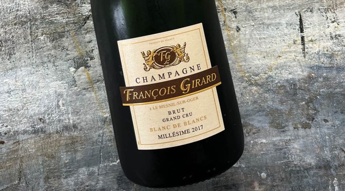 2017 Francois Girard, Grand Cru Blanc de Blancs Millésimé, Champagne, Frankrig