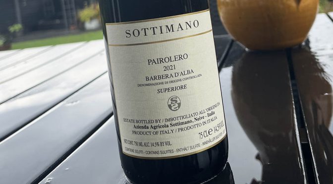 2021 Sottimano, Pairolero Barbera d’Alba Superiore, Piemonte, Italien