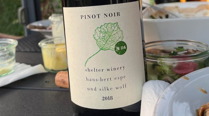 2018 Shelter Winery, Pinot Noir N114, Baden, Tyskland