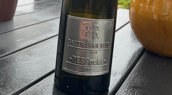 2020 Weingut Balthasar Ress, RESSpekt Riesling, Rheingau, Tyskland