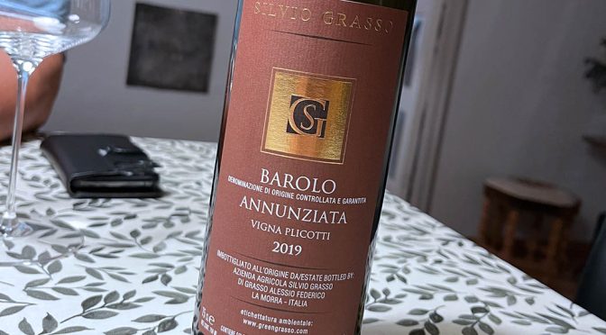 2019 Silvio Grasso, Barolo Annunziata Vigna Plicotti, Piemonte, Italien