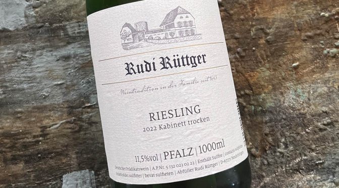 2022 Weingut Rudi Rüttger, Riesling Kabinett Trocken, Pfalz, Tyskland