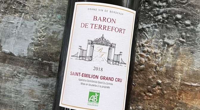 2018 Vignobles Gabriel & Co, Baron de Terrefort Saint-Émilion Grand Cru, Bordeaux, Frankrig