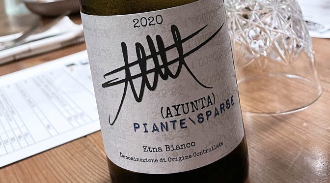 2020 Ayunta, Piante/Sparse Etna Bianco, Sicilien, Italien