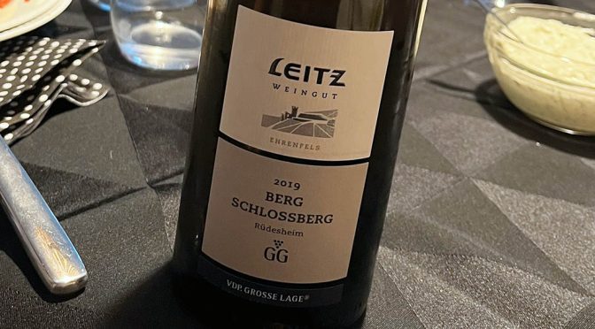 2019 Weingut Leitz, Rüdesheimer Berg Schlossberg Ehrenfels Riesling GG, Rheingau, Tyskland