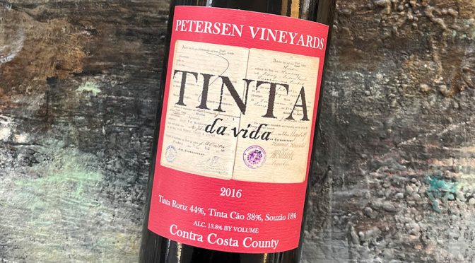 2016 Petersen Vineyards, Tinta da Vida, Californien, USA