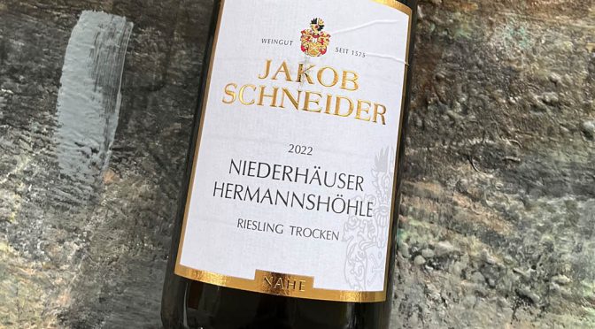 2022 Weingut Jakob Schneider, Niederhäuser Hermannshöhle Riesling Trocken, Nahe, Tyskland