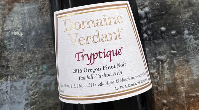 2015 Domaine Verdant, Tryptique Pinot Noir, Oregon, USA