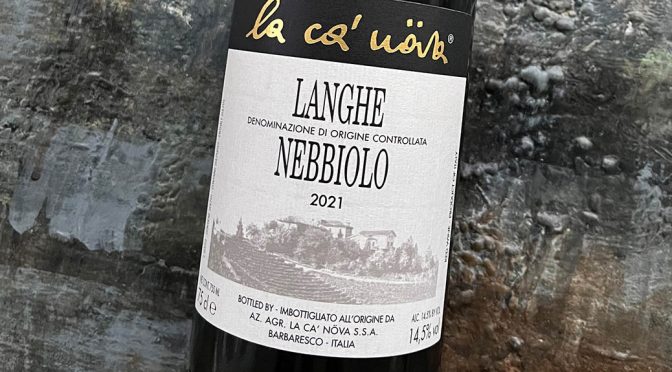 2021 La Ca’ Növa, Langhe Nebbiolo, Piemonte, Italien