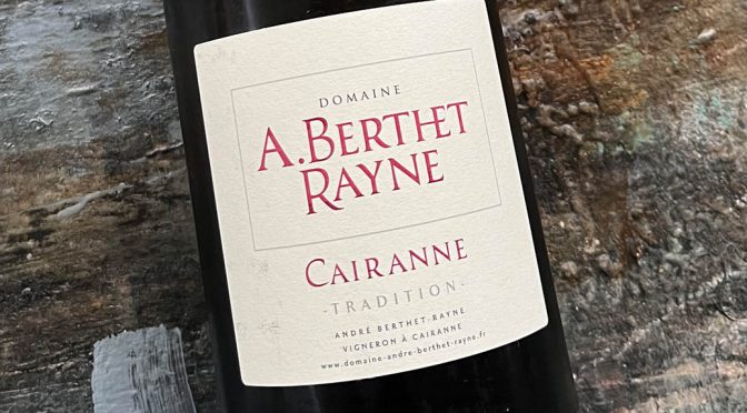2022 Domaine André Berthet-Rayne, Cairanne Tradition Blanc, Rhône, Frankrig