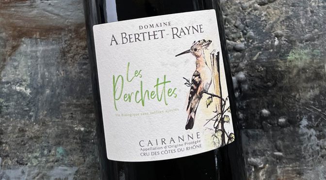 2022 Domaine André Berthet-Rayne, Cairanne Les Perchettes Rouge Méthode Nature, Rhône, Frankrig