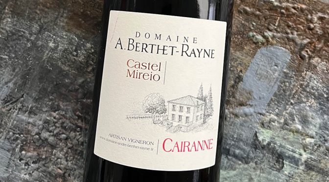 2021 Domaine André Berthet-Rayne, Cairanne Castel Mireio Rouge, Rhône, Frankrig