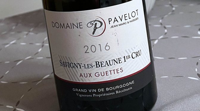 2016 Domaine Jean-Marc & Hugues Pavelot, Savigny-lès-Beaune 1er Cru Aux Guettes, Bourgogne, Frankrig