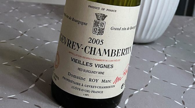 2005 Domaine Roy Marc, Gevrey-Chambertin Vieilles Vignes, Bourgogne, Frankrig