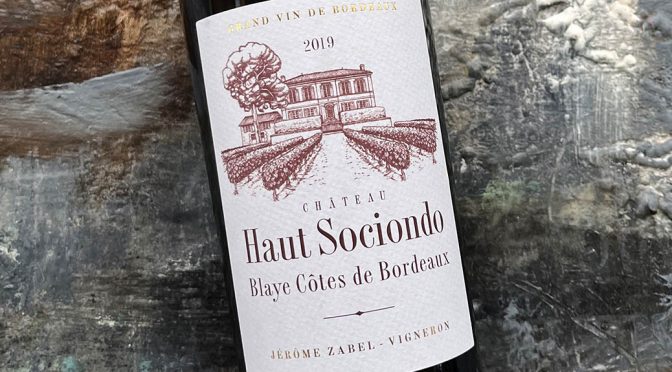 2019 Vignobles Gabriel & Co, Château Haut Sociondo Blaye Côtes de Bordeaux, Bordeaux, Frankrig