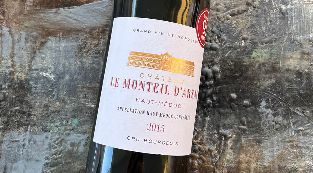 2015 Château d’Arsac, Le Monteil d'Arsac HautMédoc Cru Bourgeois