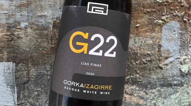 2020 Bodega Gorka Izagirre, G22, Bizkaiko Txakolina, Spanien