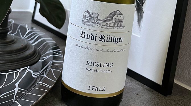 2022 Weingut Rudi Rüttger, Riesling Le Tendre Feinherb, Pfalz, Tyskland