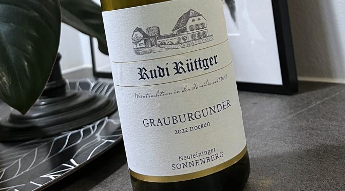 2022 Weingut Rudi Rüttger, Neuleininger Sonnenberg Grauburgunder, Pfalz, Tyskland