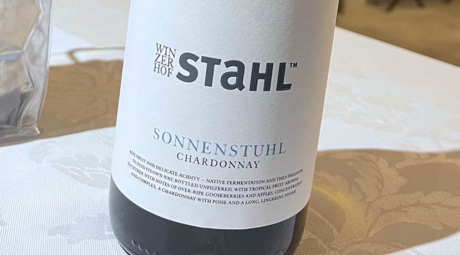 2021 Winzerhof Stahl, Randersackerer Sonnenstuhl Chardonnay, Franken, Tyskland