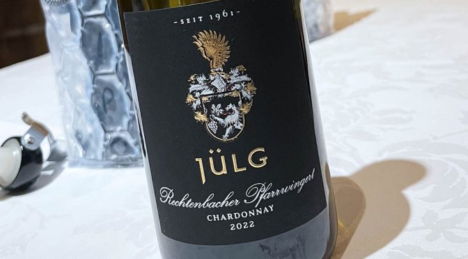 2022 Weingut Jülg, Rechtenbacher Pfarrwingert Chardonnay 1G, Pfalz, Tyskland